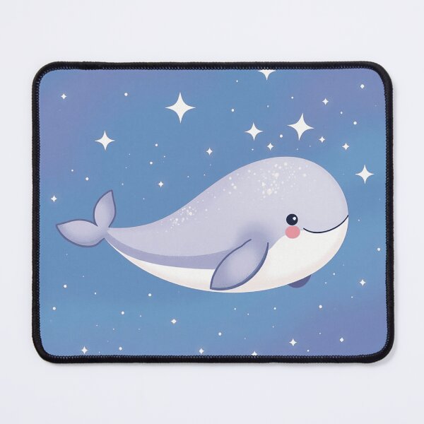 Item preview,  Starry Night Whale – Cute Cosmic Whale designed and sold by Petonia.