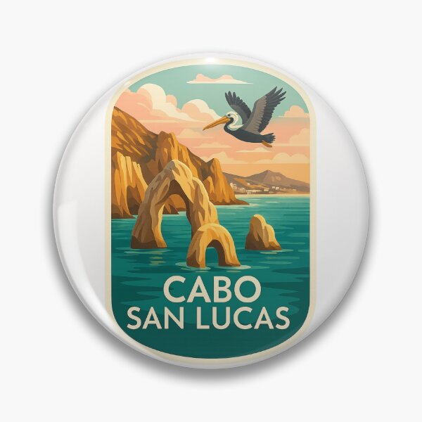 Item preview,  Arch and Coastline of Cabo San Lucas with Pelican designed and sold by Places On Earth.