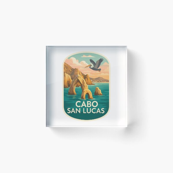 Item preview,  Arch and Coastline of Cabo San Lucas with Pelican designed and sold by Places On Earth.