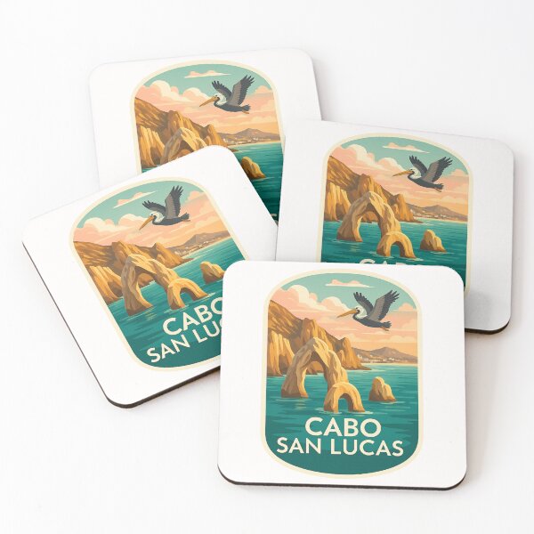 Item preview,  Arch and Coastline of Cabo San Lucas with Pelican designed and sold by Places On Earth.