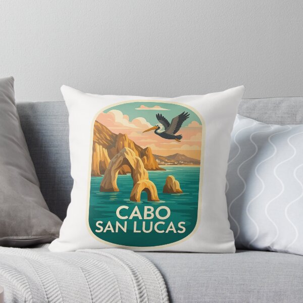 Item preview,  Arch and Coastline of Cabo San Lucas with Pelican designed and sold by Places On Earth.