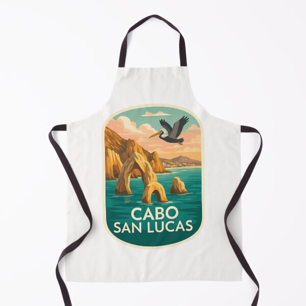 Item preview, Arch and Coastline of Cabo San Lucas with Pelican designed and sold by Places On Earth.