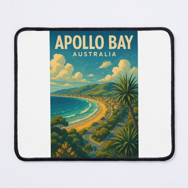 Item preview, Scenic View of Apollo Bay along the Great Ocean Road designed and sold by Places On Earth.