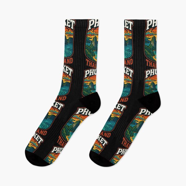 Item preview, Phuket Island Thailand Retro Trippy Art Travel designed and sold by TomFrontierArt.