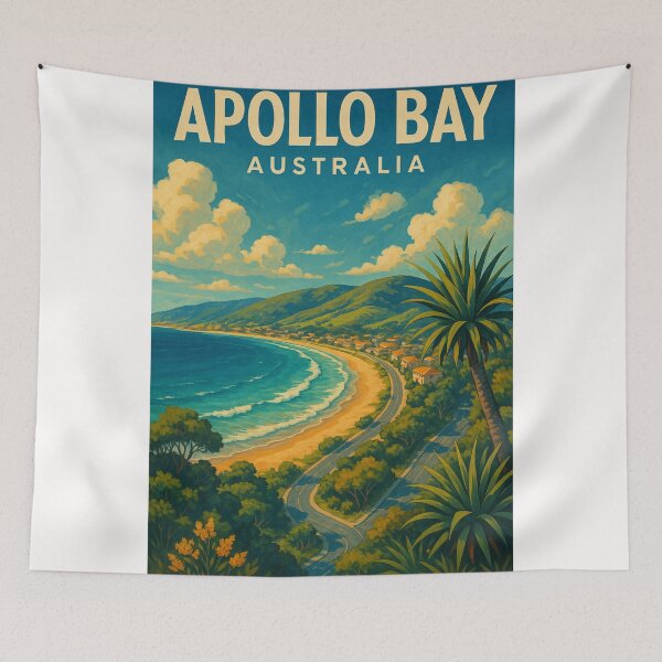 Item preview,  Scenic View of Apollo Bay along the Great Ocean Road designed and sold by Places On Earth.