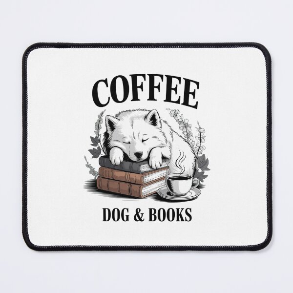 Item preview, Cute Coffee Dog Books Lover Idea Women Men Kids designed and sold by CombatTask.