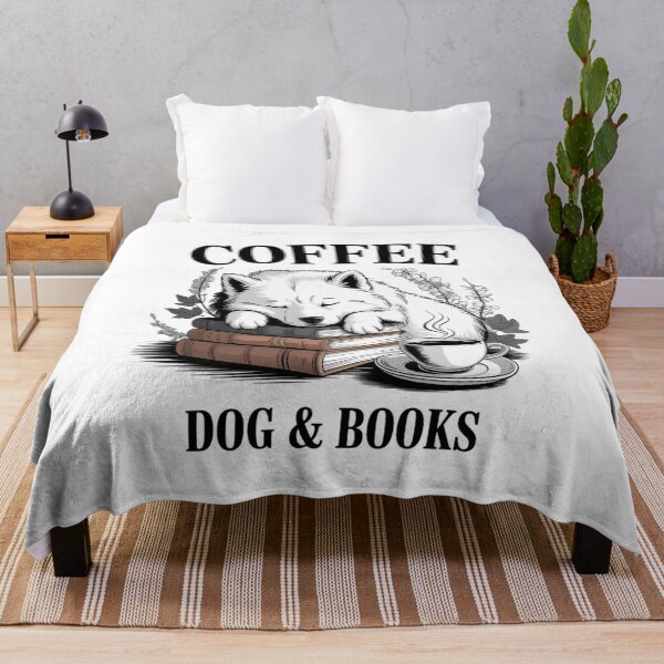 Item preview, Cute Coffee Dog Books Lover Idea Women Men Kids  designed and sold by CombatTask.