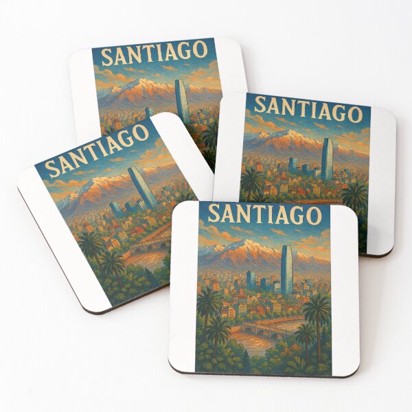 Item preview,  Santiago Riverfront with Gran Torre and Andes View designed and sold by Places On Earth.