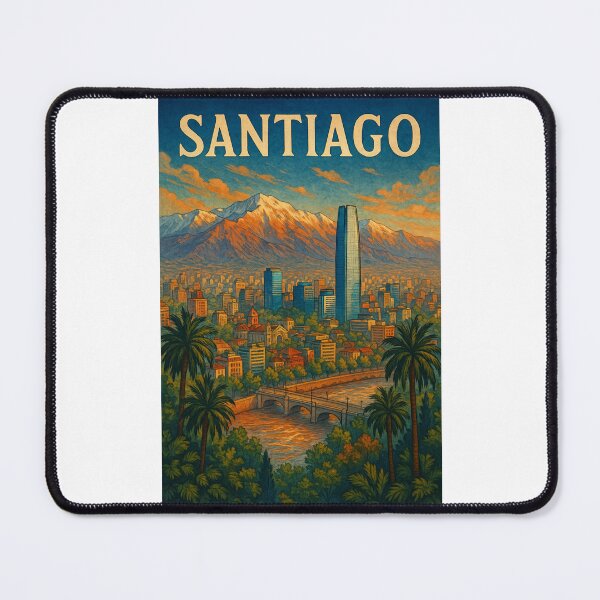 Item preview, Santiago Riverfront with Gran Torre and Andes View designed and sold by Places On Earth.
