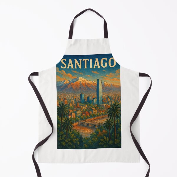 Item preview,  Santiago Riverfront with Gran Torre and Andes View designed and sold by Places On Earth.