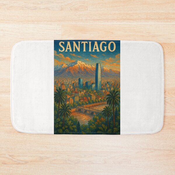 Item preview,  Santiago Riverfront with Gran Torre and Andes View designed and sold by Places On Earth.