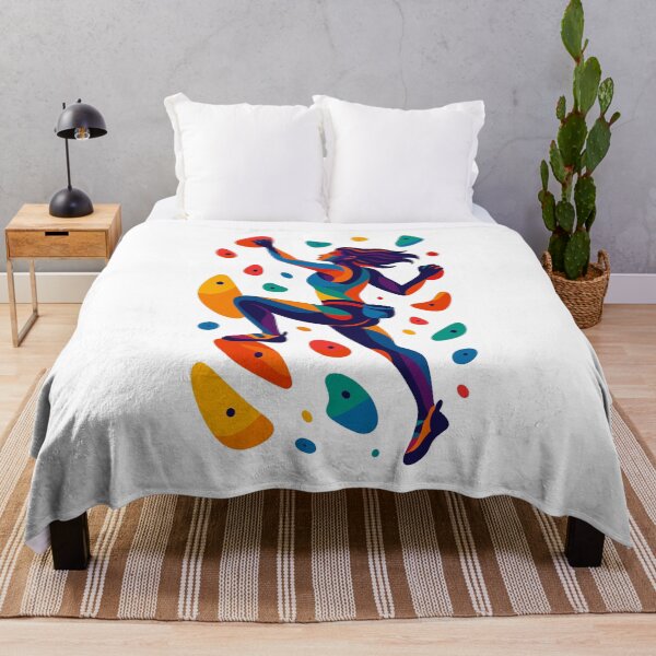 Item preview, Bouldering, climbing power, abstract, cool, gift designed and sold by Pineapple-Tree.