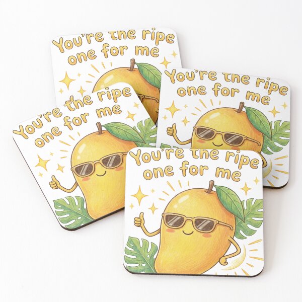 Item preview, You're The Ripe One For Me - Cute Mango Fruit Pun designed and sold by MagicalThreads.