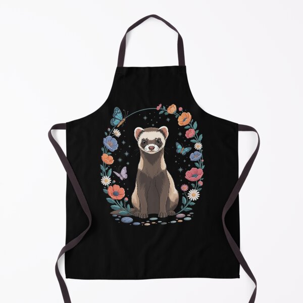 Item preview, Ferret Surrounded By Flowers Cute Pet Lover designed and sold by Gogetgiggles.