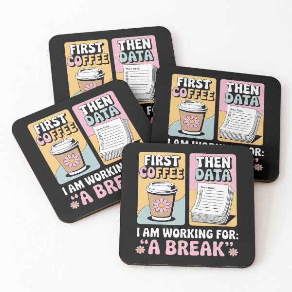 Item preview, SPED Teacher Special Education First Coffee Then Data  designed and sold by CombatTask.