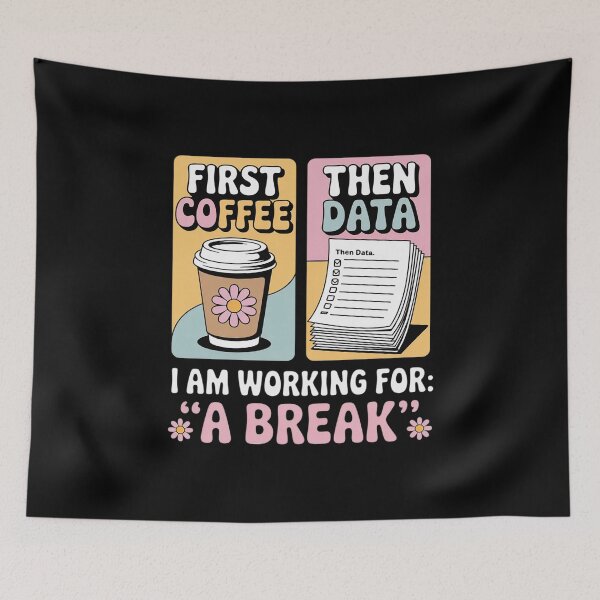 Item preview, SPED Teacher Special Education First Coffee Then Data  designed and sold by CombatTask.