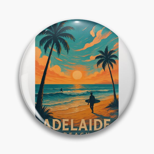 Item preview,  Sunset Surf at Adelaide Beach, South Australia designed and sold by Places On Earth.