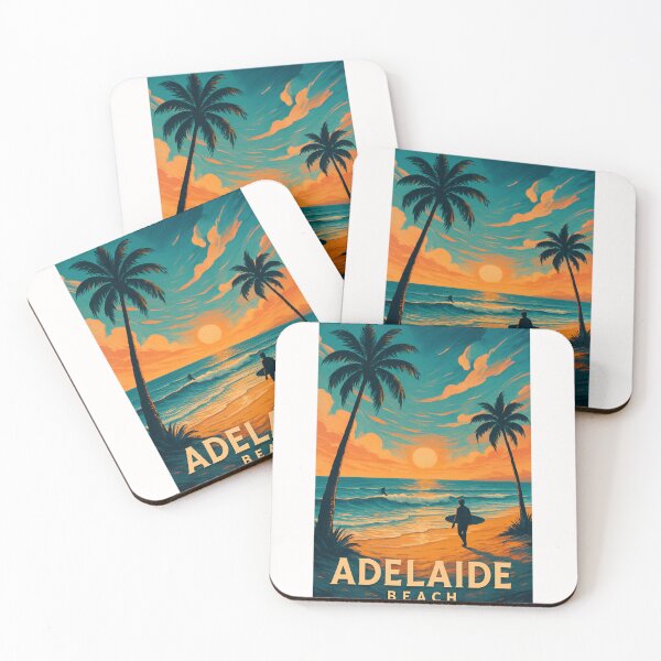 Item preview,  Sunset Surf at Adelaide Beach, South Australia designed and sold by Places On Earth.