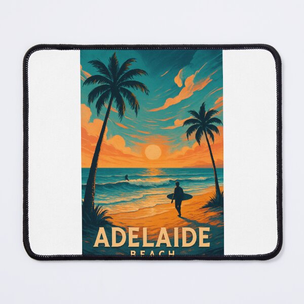 Item preview, Sunset Surf at Adelaide Beach, South Australia designed and sold by Places On Earth.