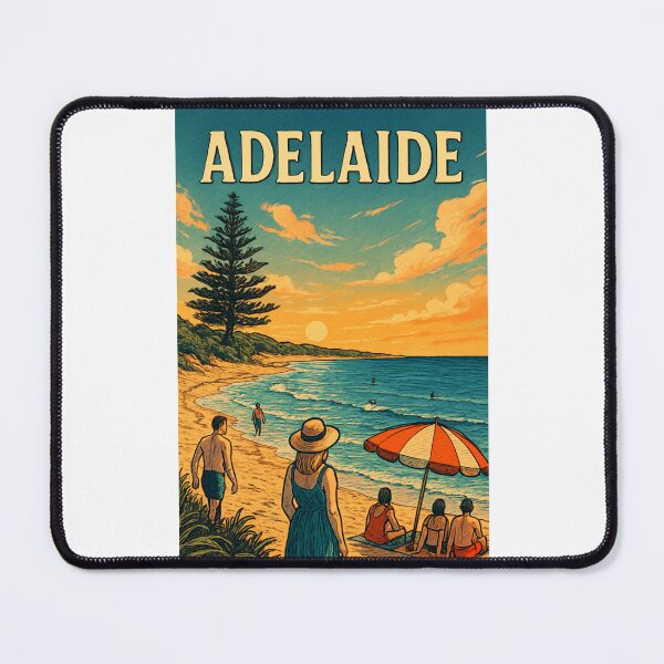 Item preview, Evening Walk on Adelaide Coastline, South Australia designed and sold by Places On Earth.