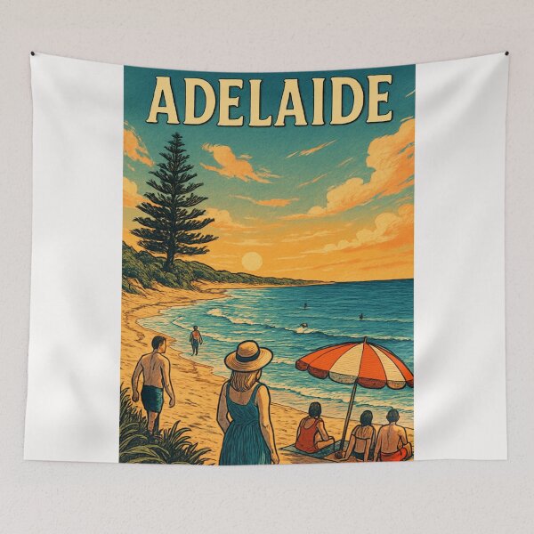 Item preview,  Evening Walk on Adelaide Coastline, South Australia designed and sold by Places On Earth.