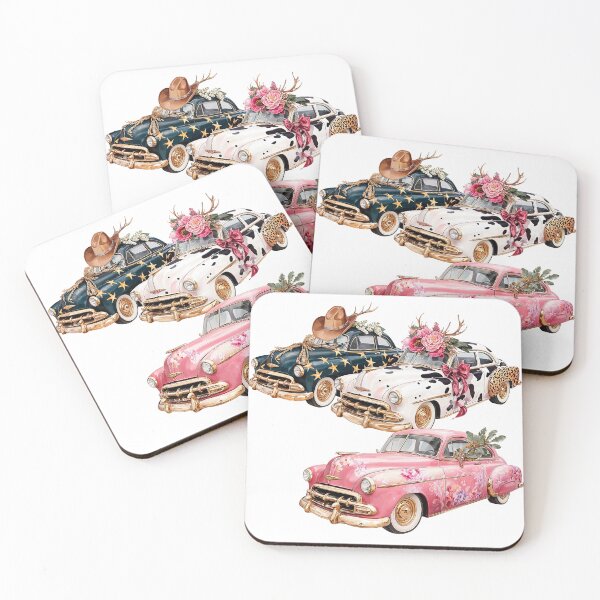 Item preview, Vintage Cars with a Twist - Floral & Festive Designs with Western Flair designed and sold by Anastasiia Yurevych.