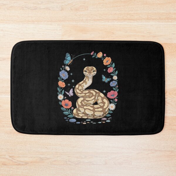 Item preview, Ball Python Butterfly Flower Garden Nature designed and sold by Gogetgiggles.