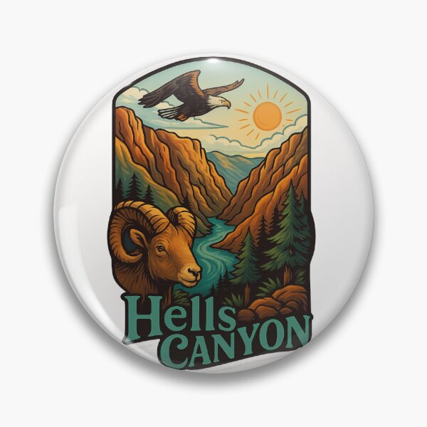Item preview,  Wildlife and River Vista, Hells Canyon, USA designed and sold by Places On Earth.