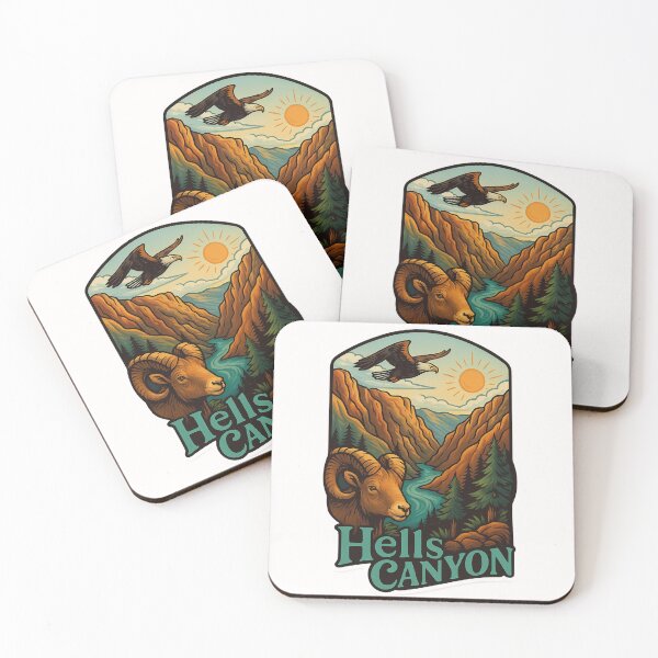 Item preview,  Wildlife and River Vista, Hells Canyon, USA designed and sold by Places On Earth.