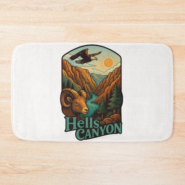 Item preview,  Wildlife and River Vista, Hells Canyon, USA designed and sold by Places On Earth.