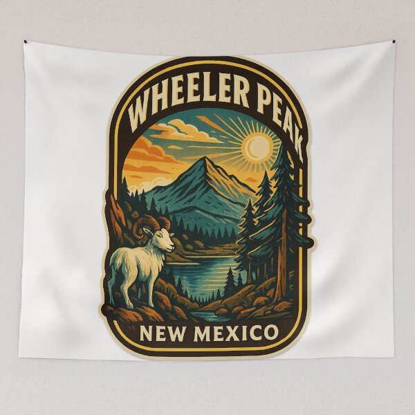 Item preview,  Wheeler Peak and Alpine Lake, New Mexico designed and sold by Places On Earth.