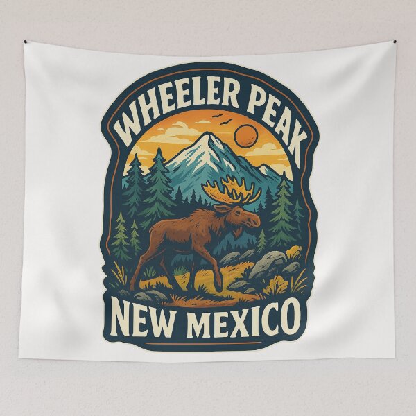 Item preview,  Moose at the Base of Wheeler Peak, New Mexico designed and sold by Places On Earth.