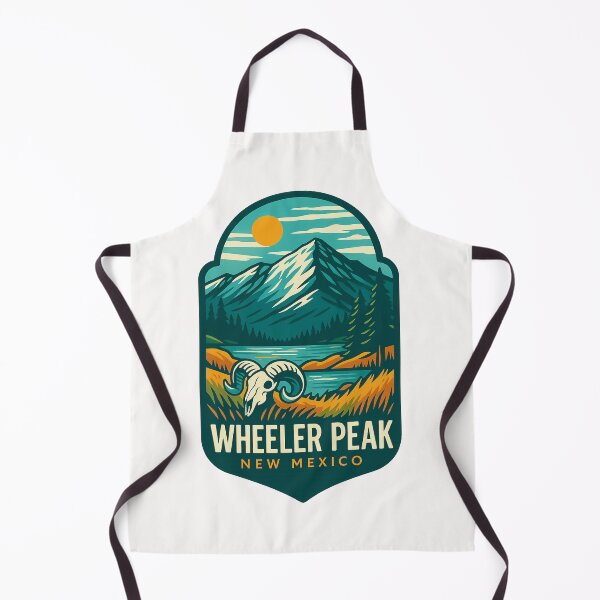 Item preview, Wheeler Peak with Ram Skull and Lake, New Mexico designed and sold by Places On Earth.