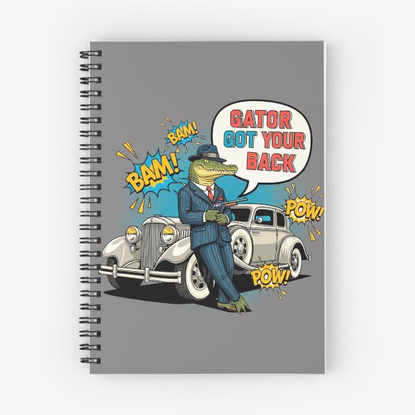 Item preview, Retro Gangster Alligator Comic Art designed and sold by SholoStudio.
