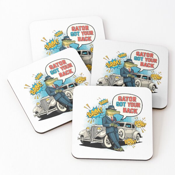 Item preview, Retro Gangster Alligator Comic Art designed and sold by SholoStudio.