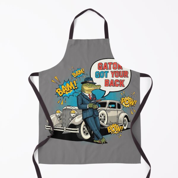 Item preview, Retro Gangster Alligator Comic Art designed and sold by SholoStudio.