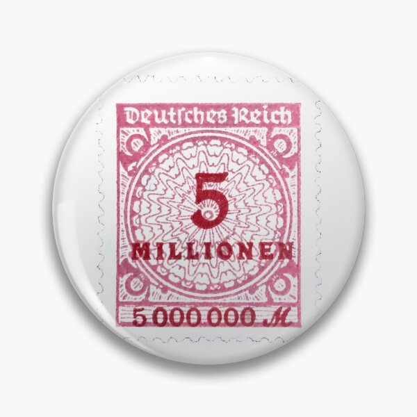 Item preview, Vintage East German Five Million Postage Stamp designed and sold by red-amber65.