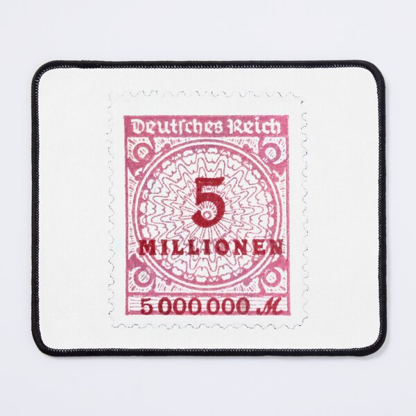 Item preview, Vintage East German Five Million Postage Stamp designed and sold by red-amber65.