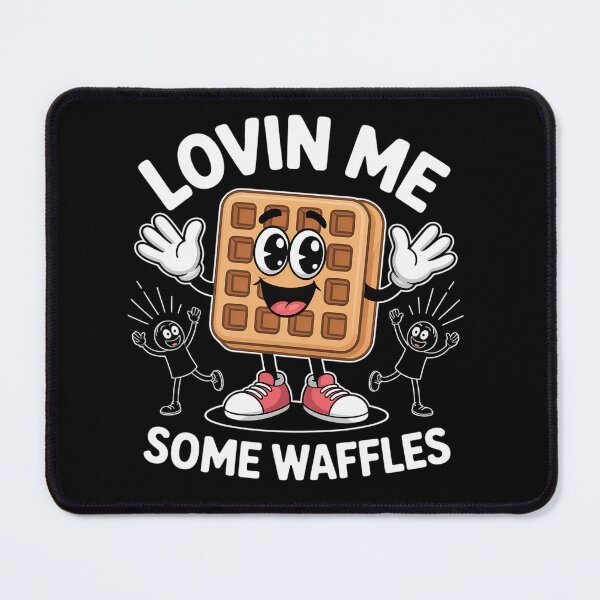 Item preview, Lovin Me Some Waffles Funny  designed and sold by milanforbes.