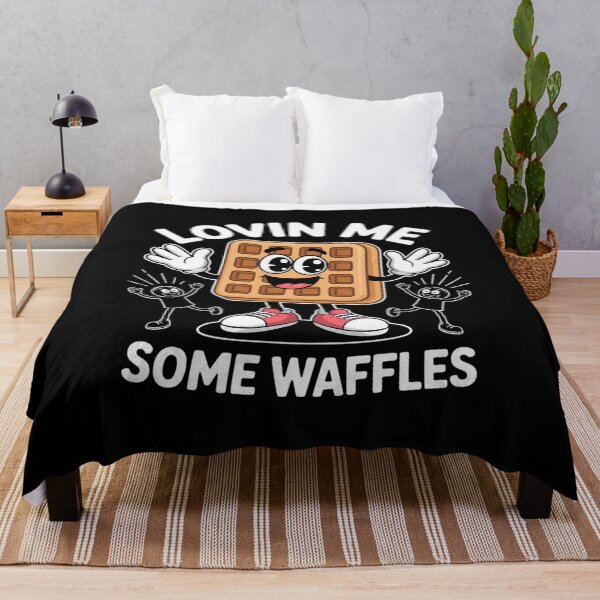 Item preview, Lovin Me Some Waffles Funny  designed and sold by milanforbes.