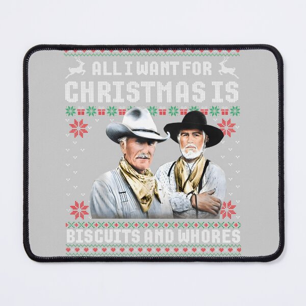 Item preview, Western Cowboys Biscuits and Whores Christmas Quote Retro designed and sold by mjohnson9.