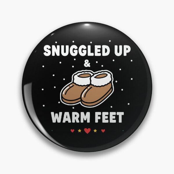 Item preview, Cozy Winter Slippers | Warm Feet Illustration designed and sold by graphicnew.