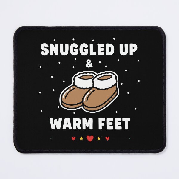 Item preview, Cozy Winter Slippers | Warm Feet Illustration designed and sold by graphicnew.