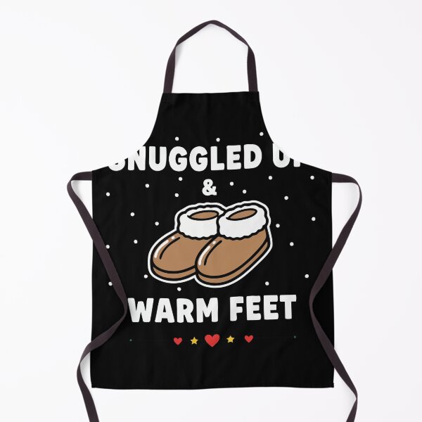 Item preview, Cozy Winter Slippers | Warm Feet Illustration designed and sold by graphicnew.