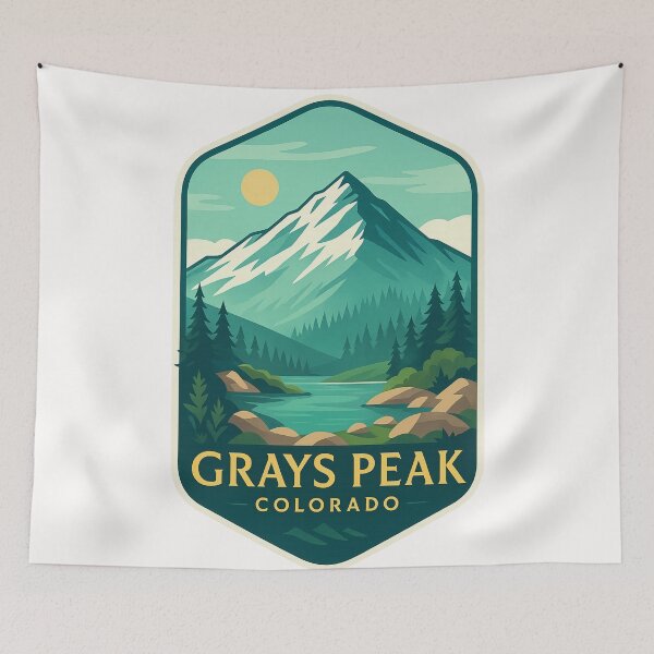 Item preview, Grays Peak Colorado Alpine Lake Scene designed and sold by Places On Earth.