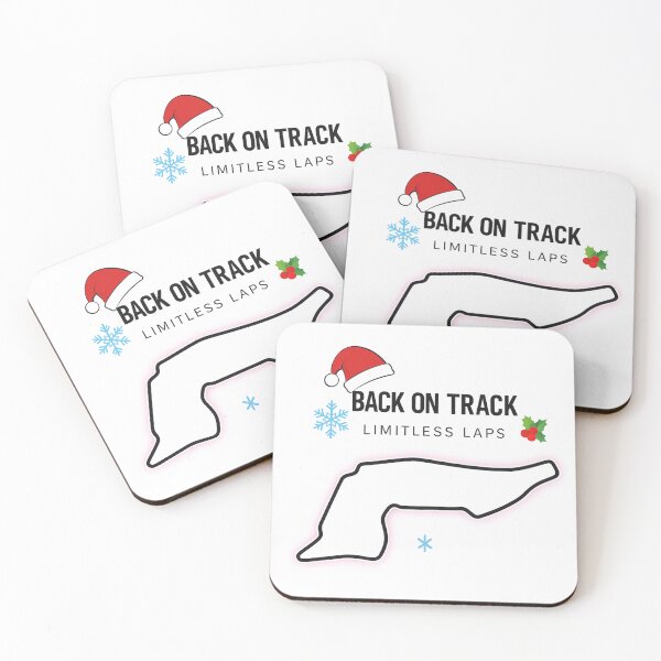 Item preview, Back On Track – Christmas Racing Circuit Glow | Festive Motorsport Design designed and sold by MuseAI.