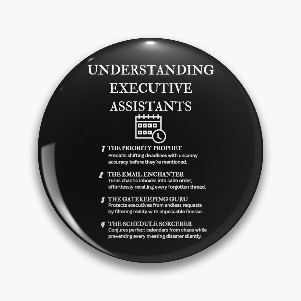 Item preview, Understanding Executive Assistants: Funny Job Personality Designs – Black designed and sold by PsyFlow35.