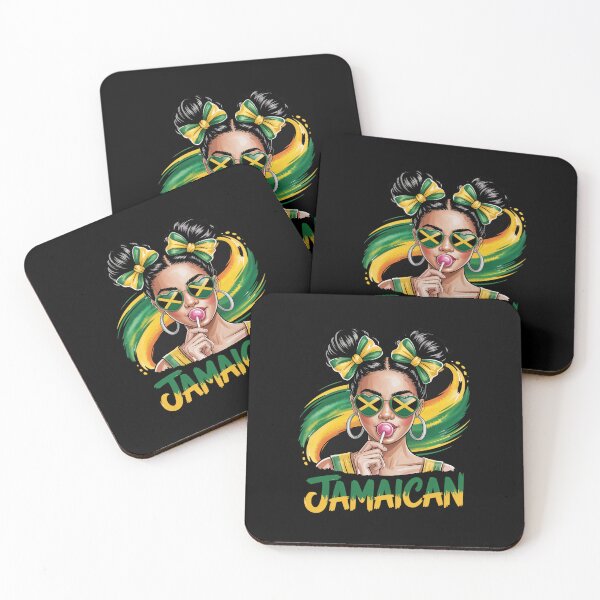 Item preview, Jamaican Messy Bun Jamaica Flag Hispanic Heritage Month Girl  designed and sold by VasilisLamArt.