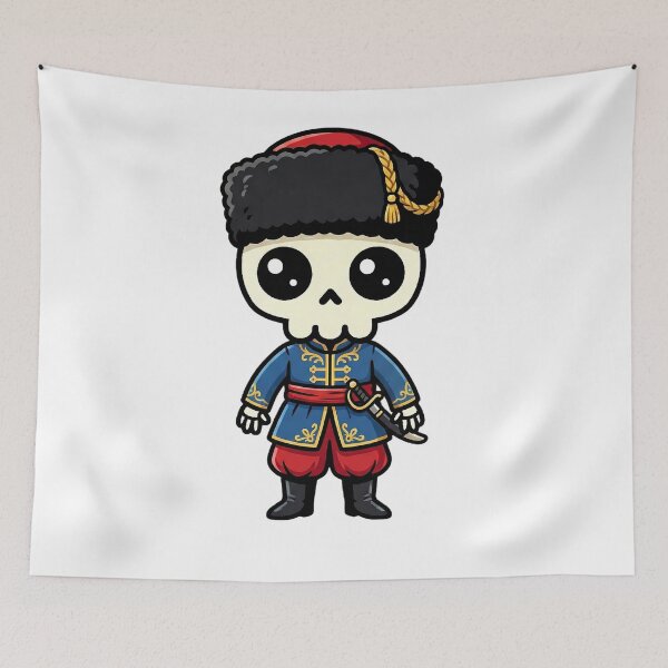 Item preview, Cossack Boonis Skeleton designed and sold by Boonis Skeleton.