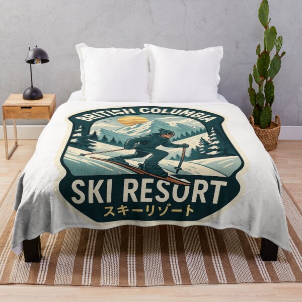 Item preview, British Columbia Ski Resort Winter Adventure designed and sold by Places On Earth.